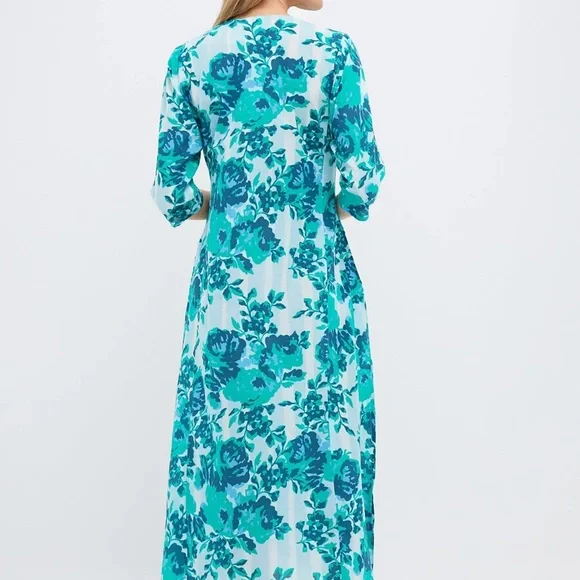 Tuckernuck Floral Midi Dress - Picture 3 of 8